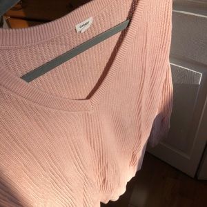 GARAGE light pink V neck pullover size XS